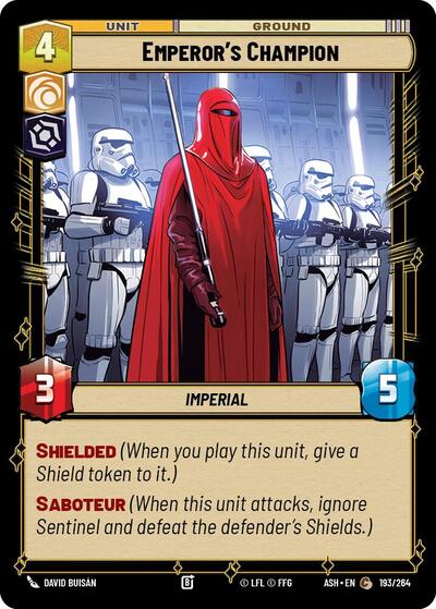 Emperor's Champion - Ashes of the Empire Star Wars spoiler