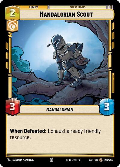 Mandalorian Scout - Ashes of the Empire Star Wars spoiler