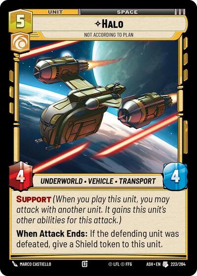 Halo - Not According to Plan - Ashes of the Empire Star Wars spoiler