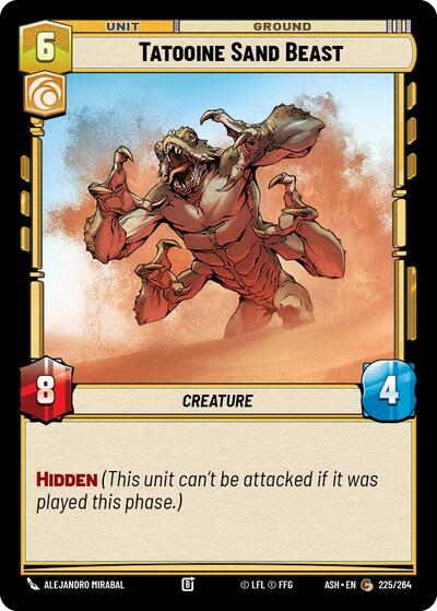 Tatooine Sand Beast - Ashes of the Empire Star Wars spoiler