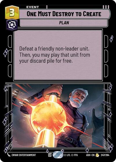 One Must Destroy to Create - Ashes of the Empire Star Wars spoiler