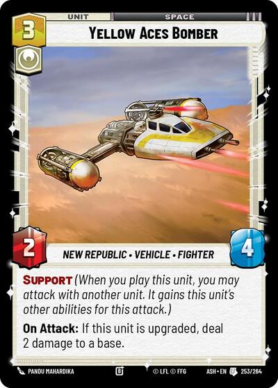 Yellow Aces Bomber - Ashes of the Empire Star Wars spoiler