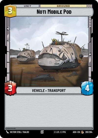 Noti Mobile Pod - Ashes of the Empire Star Wars spoiler
