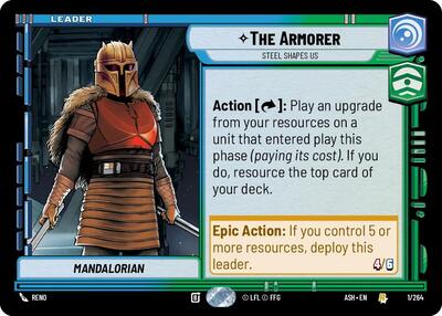 The Armorer - Steel Shapes Us - Ashes of the Empire Star Wars spoiler