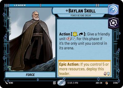 Baylan Skoll - Power Beyond Dream - Ashes of the Empire Star Wars spoiler