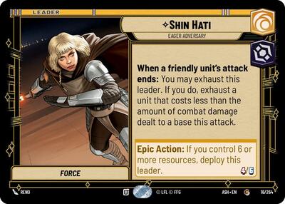 Shin Hati - Eager Adversary - Ashes of the Empire Star Wars spoiler
