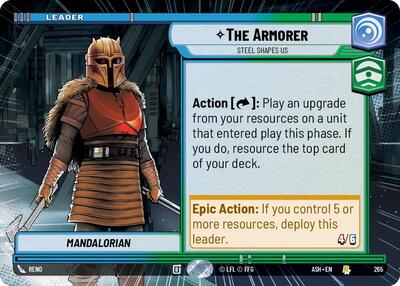 The Armorer - Steel Shapes Us (Hyperspace) - Ashes of the Empire Star Wars spoiler