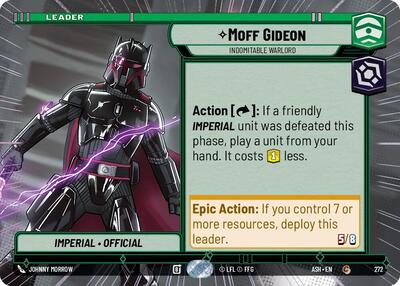 Moff Gideon - Indomitable Warlord (Hyperspace) - Ashes of the Empire Star Wars spoiler