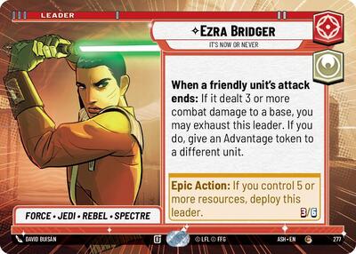 Ezra Bridger - It's Now or Never (Hyperspace) - Ashes of the Empire Star Wars spoiler