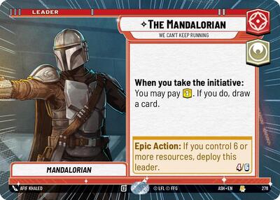 The Mandalorian - We Can't Keep Running (Hyperspace) - Ashes of the Empire Star Wars spoiler