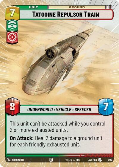 Tatooine Repulsor Train (Hyperspace) - Ashes of the Empire Star Wars spoiler