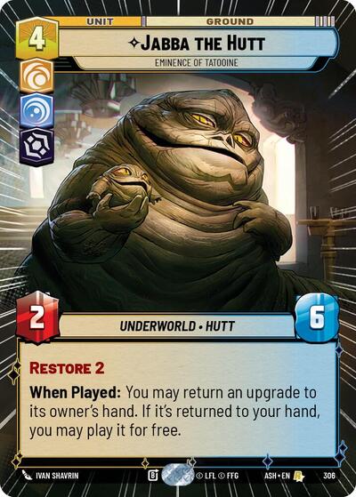 Jabba the Hutt - Eminence of Tatooine (Hyperspace) - Ashes of the Empire Star Wars spoiler
