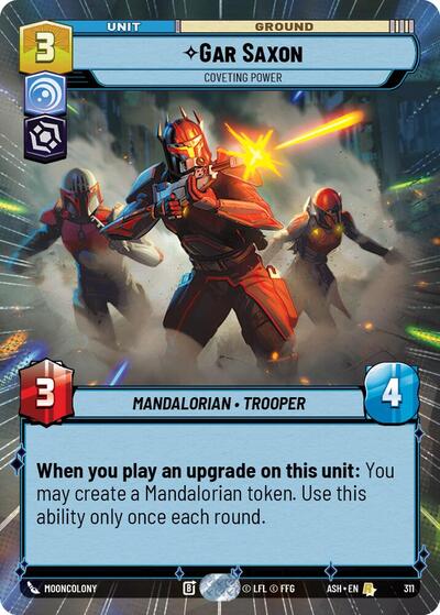 Gar Saxon - Coveting Power (Hyperspace) - Ashes of the Empire Star Wars spoiler