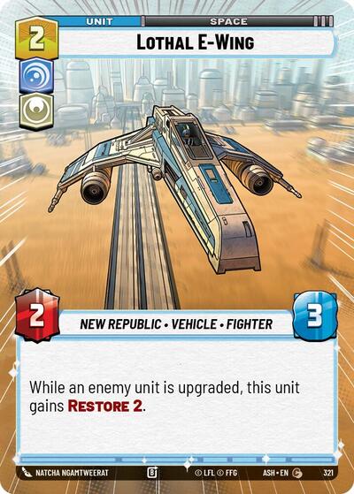 Lothal E-Wing (Hyperspace) - Ashes of the Empire Star Wars spoiler