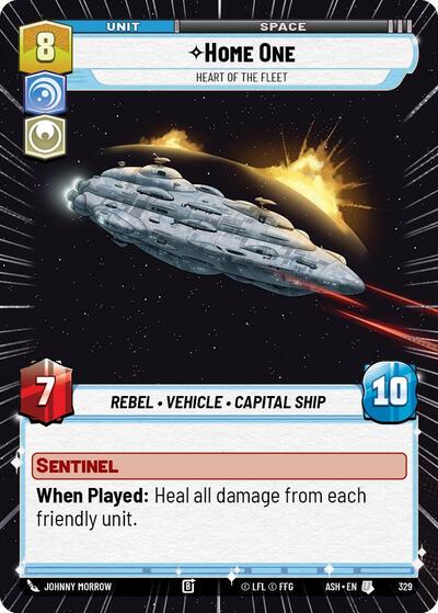 Home One - Heart of the Fleet (Hyperspace) - Ashes of the Empire Star Wars spoiler
