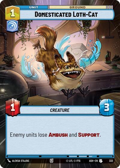 Domesticated Loth-Cat (Hyperspace) - Ashes of the Empire Star Wars spoiler