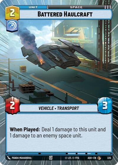 Battered Haulcraft (Hyperspace) - Ashes of the Empire Star Wars spoiler