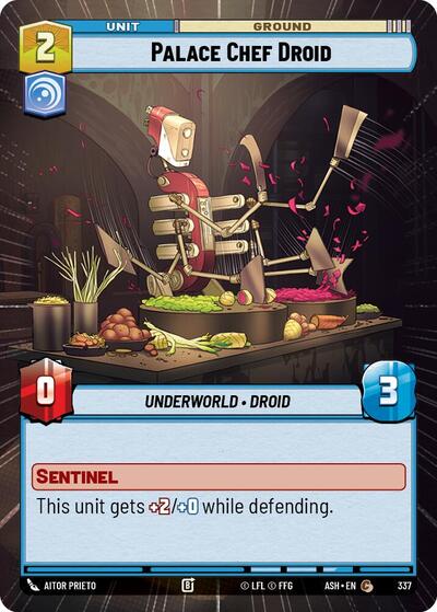 Palace Chef Droid (Hyperspace) - Ashes of the Empire Star Wars spoiler