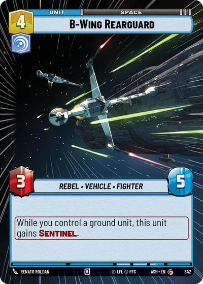 B-Wing Rearguard (Hyperspace) - Ashes of the Empire Star Wars spoiler