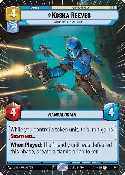 Koska Reeves - Warrior of Mandalore (Hyperspace) - Ashes of the Empire Star Wars spoiler