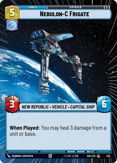 Nebulon-C Frigate (Hyperspace) - Ashes of the Empire Star Wars spoiler