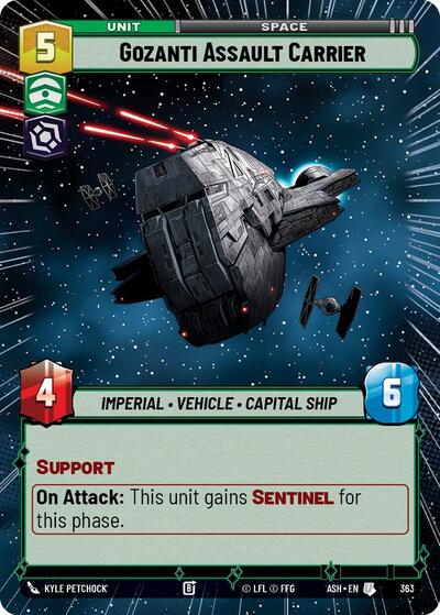 Gozanti Assault Carrier (Hyperspace) - Ashes of the Empire Star Wars spoiler
