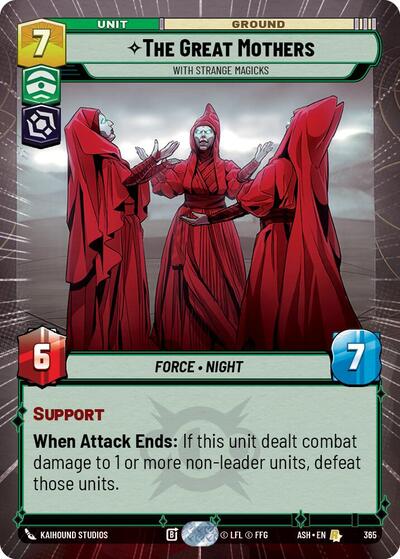 The Great Mothers - With Strange Magicks (Hyperspace) - Ashes of the Empire Star Wars spoiler
