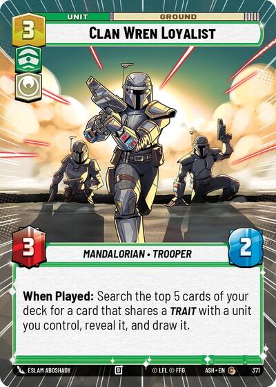 Clan Wren Loyalist (Hyperspace) - Ashes of the Empire Star Wars spoiler