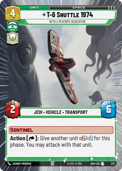 T-6 Shuttle 1974 - With a Mentor's Dedication (Hyperspace) - Ashes of the Empire Star Wars spoiler