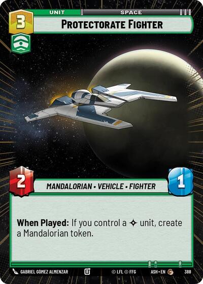 Protectorate Fighter (Hyperspace) - Ashes of the Empire Star Wars spoiler