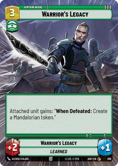 Warrior's Legacy (Hyperspace) - Ashes of the Empire Star Wars spoiler