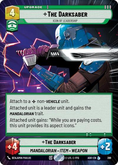 The Darksaber - Icon of Leadership (Hyperspace) - Ashes of the Empire Star Wars spoiler