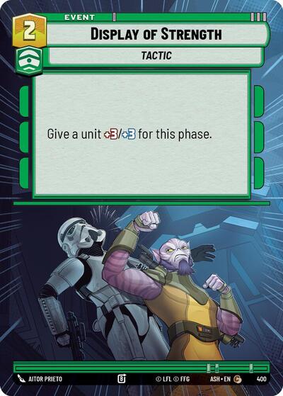 Display of Strength (Hyperspace) - Ashes of the Empire Star Wars spoiler