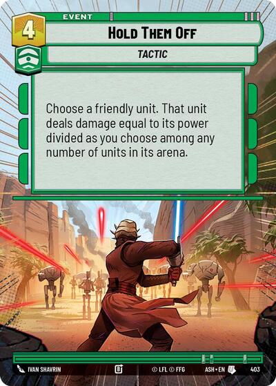 Hold Them Off (Hyperspace) - Ashes of the Empire Star Wars spoiler