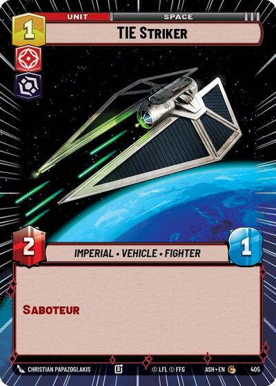 TIE Striker (Hyperspace) - Ashes of the Empire Star Wars spoiler