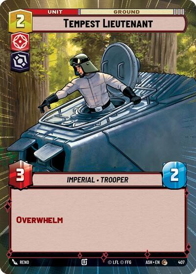 Tempest Lieutenant (Hyperspace) - Ashes of the Empire Star Wars spoiler