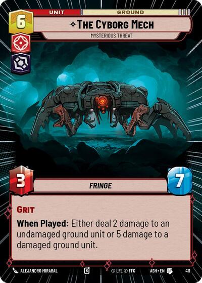 The Cyborg Mech - Mysterious Threat (Hyperspace) - Ashes of the Empire Star Wars spoiler