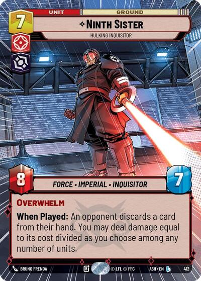 Ninth Sister - Hulking Inquisitor (Hyperspace) - Ashes of the Empire Star Wars spoiler