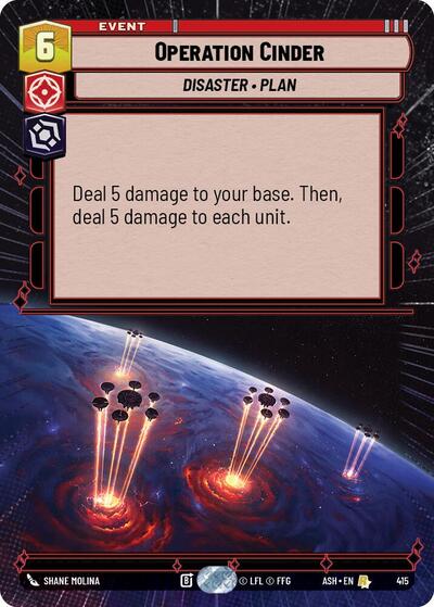 Operation Cinder (Hyperspace) - Ashes of the Empire Star Wars spoiler