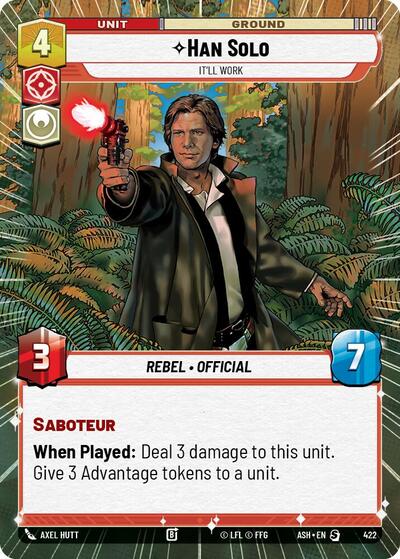 Han Solo - It'll Work (Hyperspace) - Ashes of the Empire Star Wars spoiler