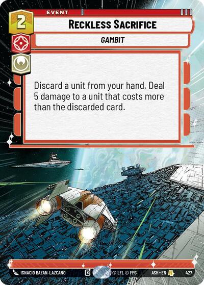 Reckless Sacrifice (Hyperspace) - Ashes of the Empire Star Wars spoiler
