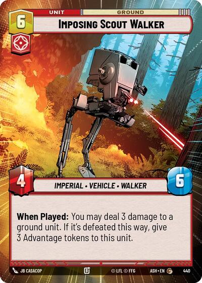 Imposing Scout Walker (Hyperspace) - Ashes of the Empire Star Wars spoiler