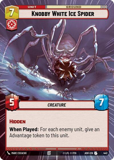 Knobby White Ice Spider (Hyperspace) - Ashes of the Empire Star Wars spoiler