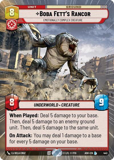 Boba Fett's Rancor - Emotionally Complex Creature (Hyperspace) - Ashes of the Empire Star Wars spoiler