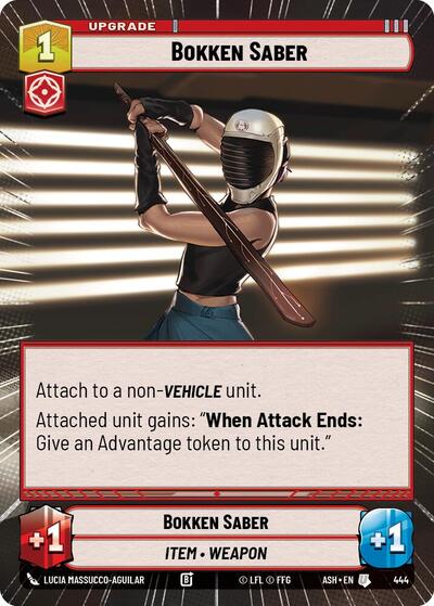 Bokken Saber (Hyperspace) - Ashes of the Empire Star Wars spoiler
