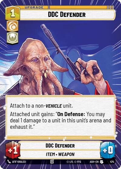 DDC Defender (Hyperspace) - Ashes of the Empire Star Wars spoiler
