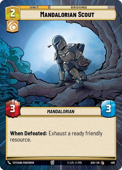Mandalorian Scout (Hyperspace) - Ashes of the Empire Star Wars spoiler