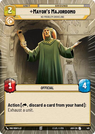 Mayor's Majordomo - No Problem Groveling (Hyperspace) - Ashes of the Empire Star Wars spoiler