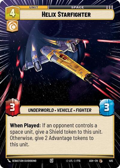 Helix Starfighter (Hyperspace) - Ashes of the Empire Star Wars spoiler