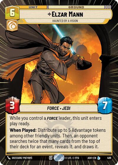 Elzar Mann - Haunted by a Vision (Hyperspace) - Ashes of the Empire Star Wars spoiler